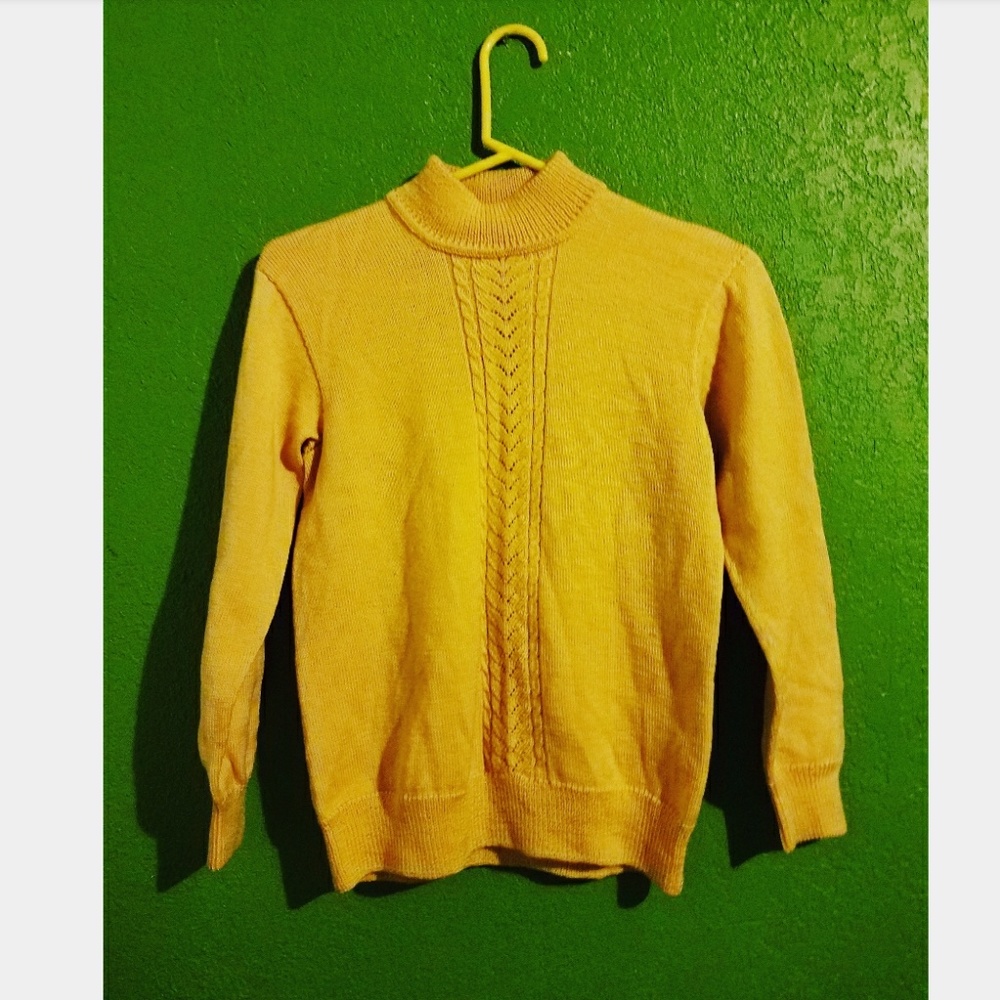 Retro turtleneck sweater